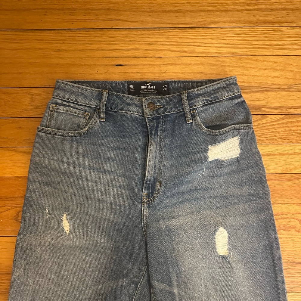 Hollister Distressed Dad Jeans